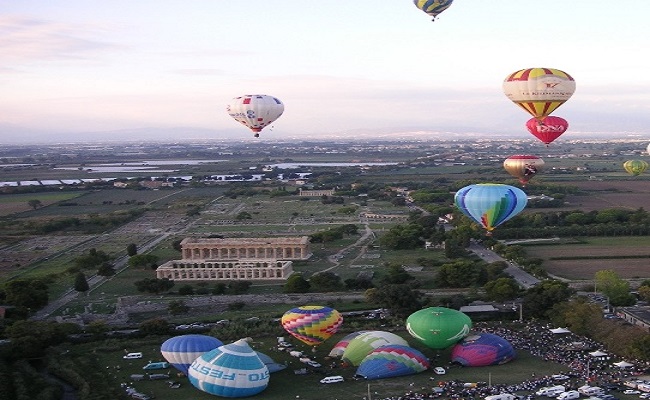 Paestum Ballonn Fest, taglia il nastro di partenza