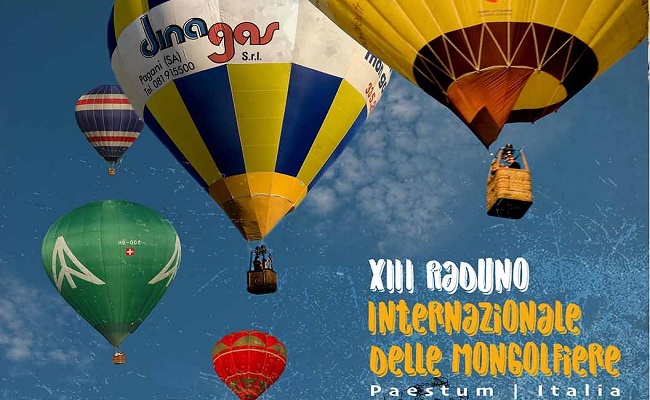 Raduno internazionale delle Mongolfiere, tutto pronto a Paestum per la 13esima edizione